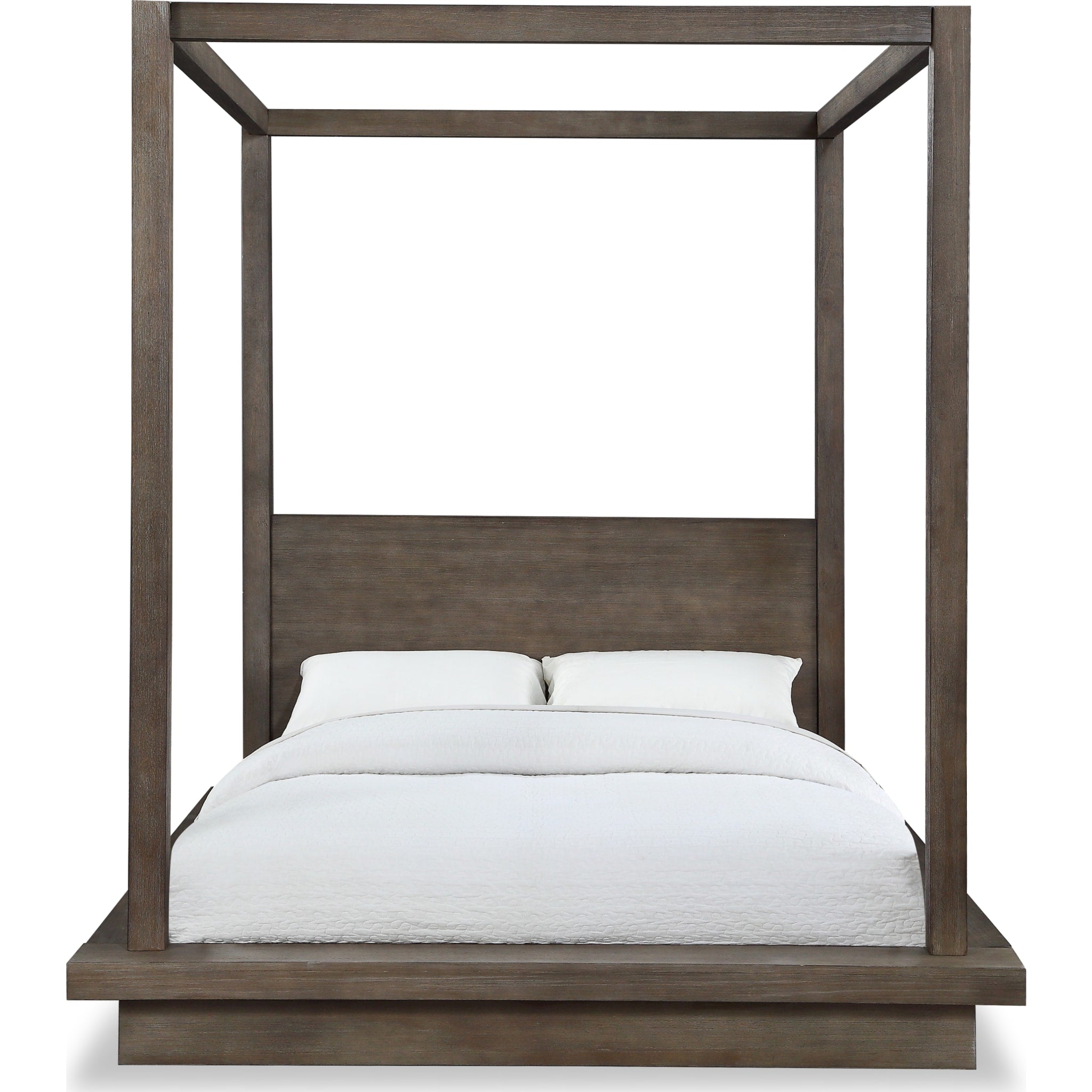 Melbourne Wood Canopy Bed in Dark Pine