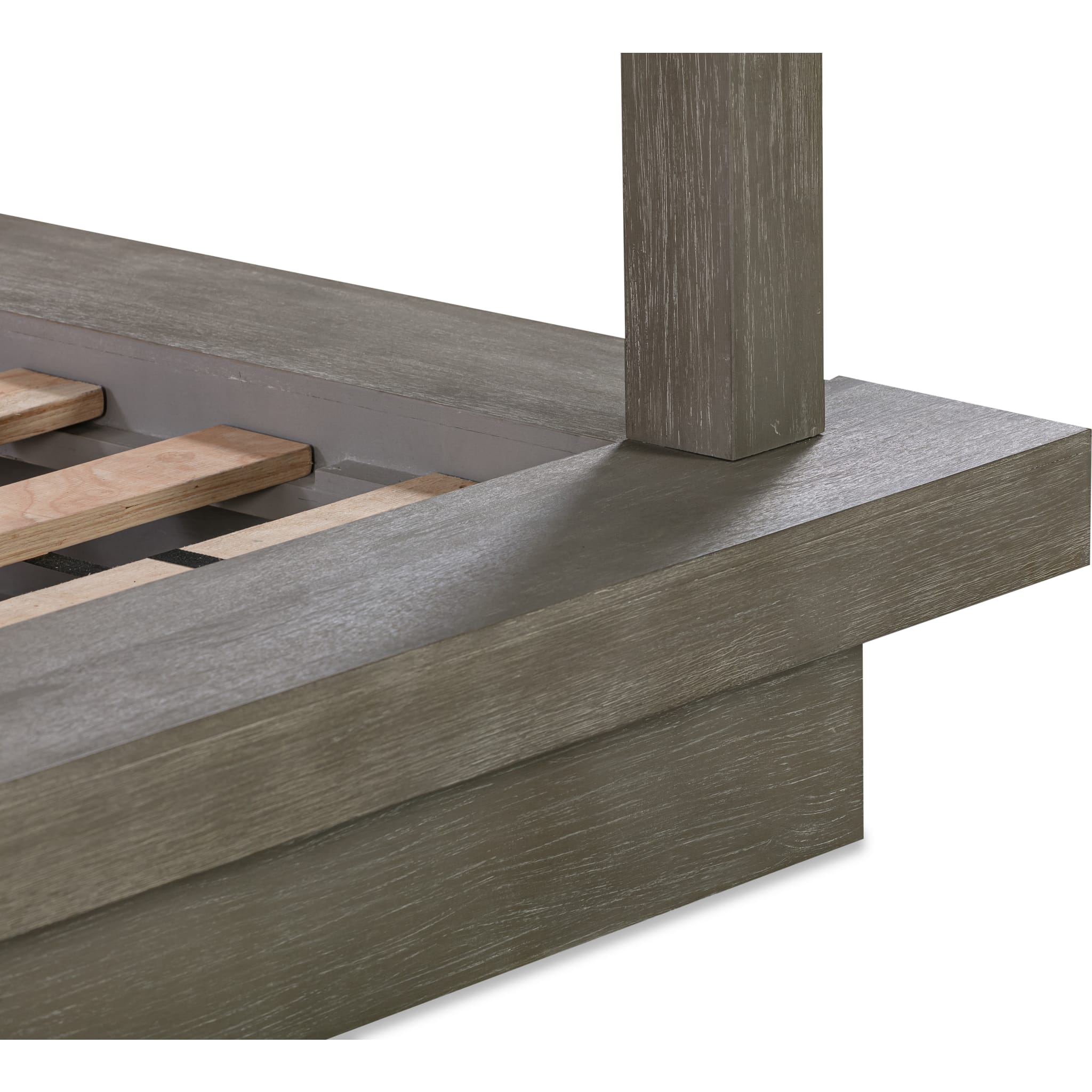 Melbourne Wood Canopy Bed in Mineral