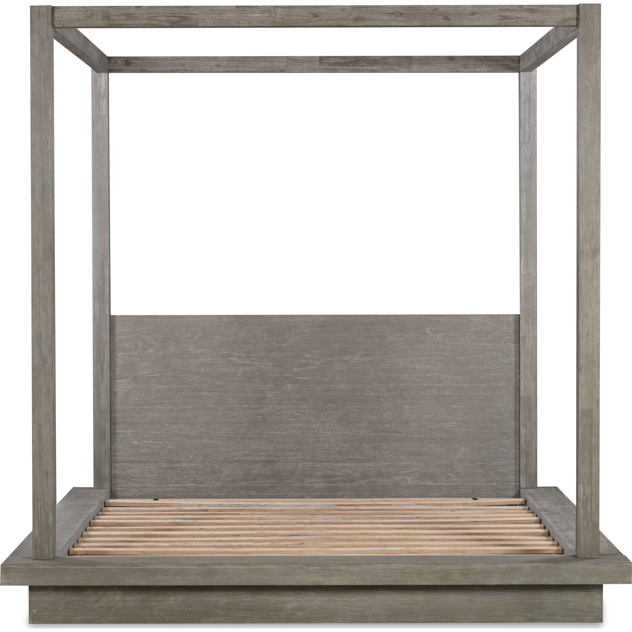 Melbourne Wood Canopy Bed in Mineral