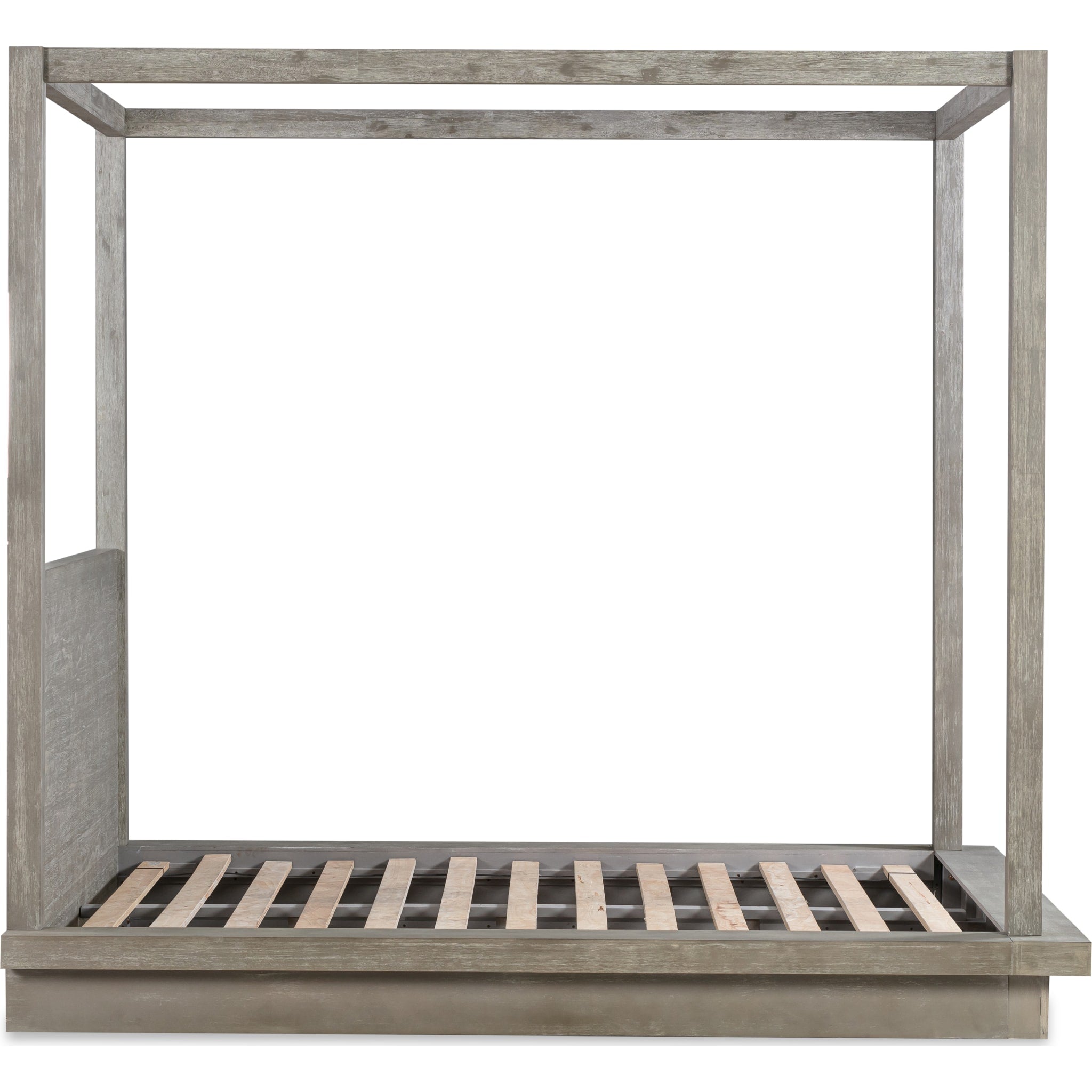 Melbourne Wood Canopy Bed in Mineral