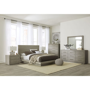 Melbourne Wood Platform Bed in Mineral