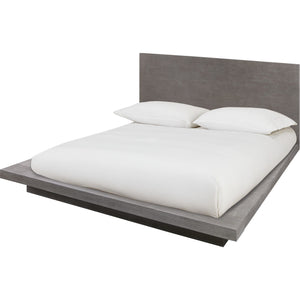 Melbourne Wood Platform Bed in Mineral