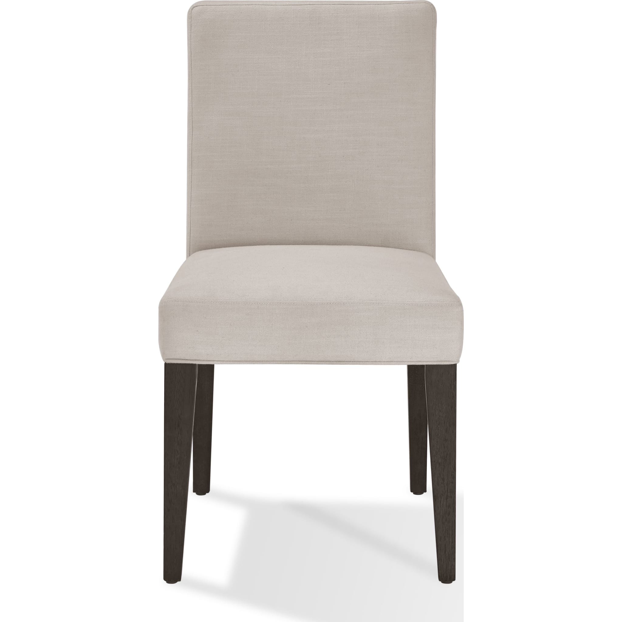 Modesto Upholstered Side Chair in Abalone Linen and French Roast