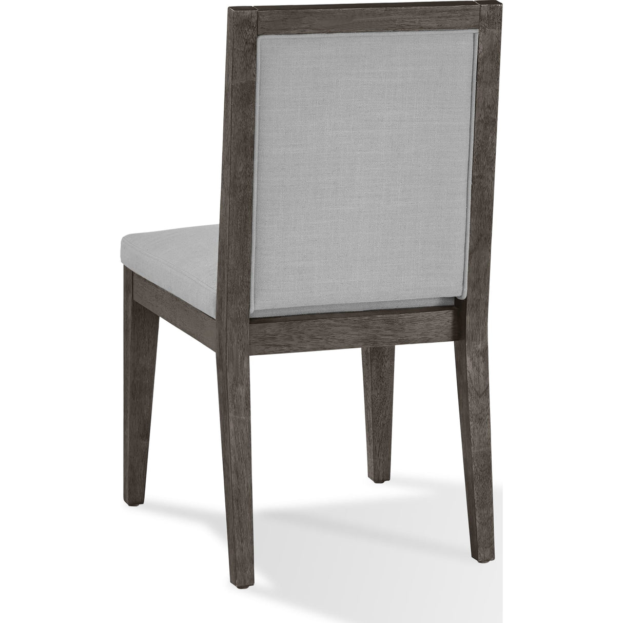 Modesto Wood Frame Upholstered Side Chair in Koala Linen and French Roast