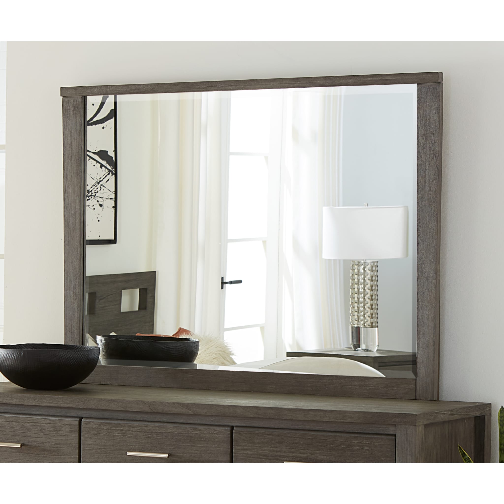 Nevis Dresser Mirror in Sharkskin