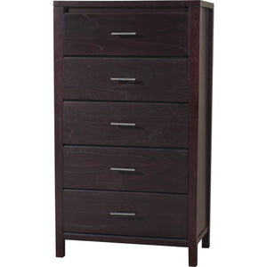 Nevis Five Drawer Chest in Espresso (2024)