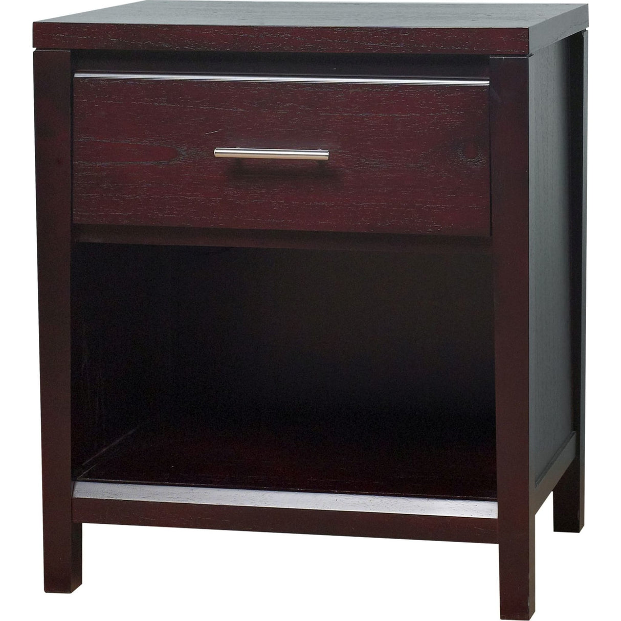 Nevis One Drawer Nightstand in Espresso