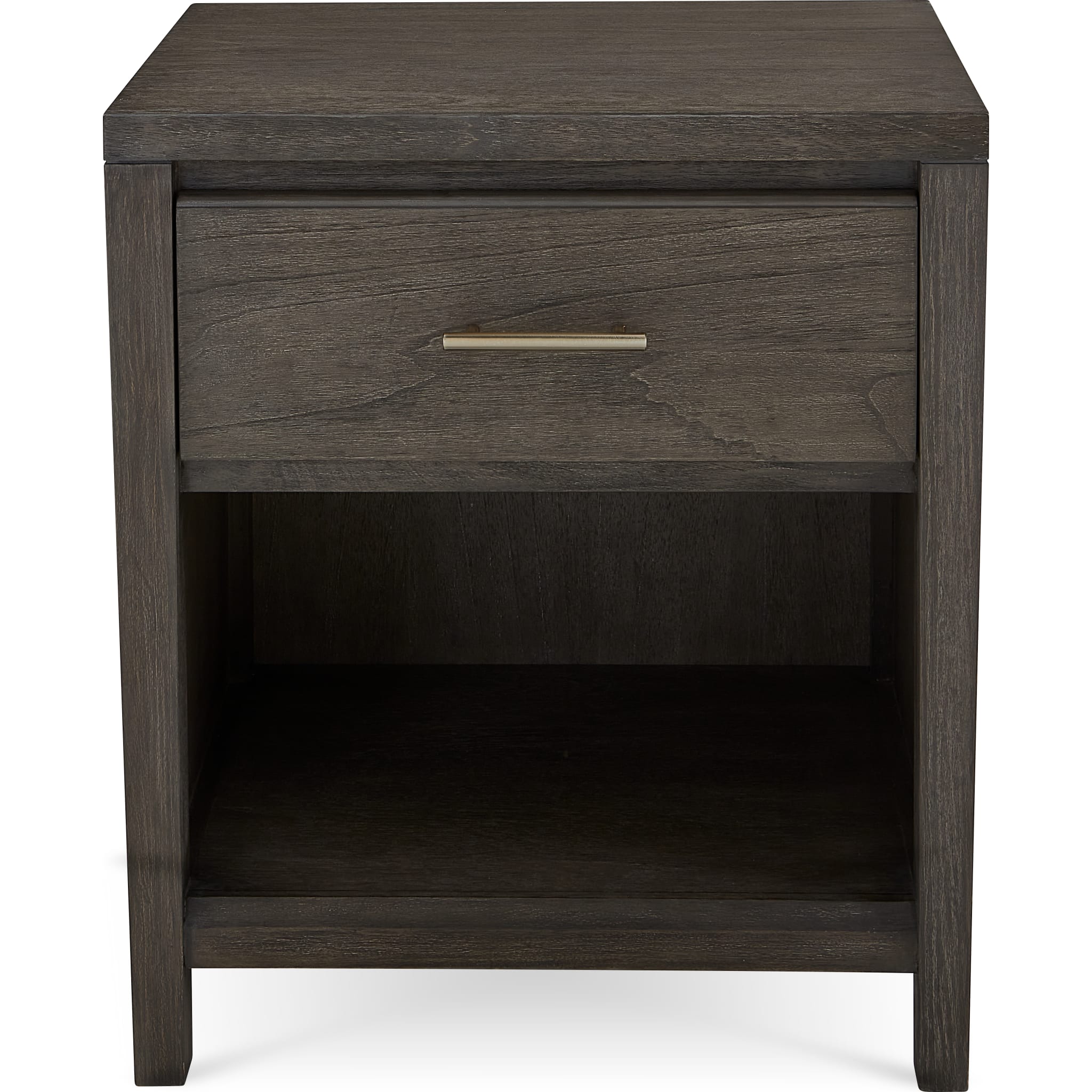 Nevis One Drawer Nightstand in Sharkskin