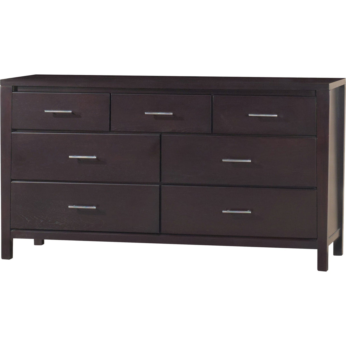 Nevis Seven Drawer Dresser in Espresso (2024)