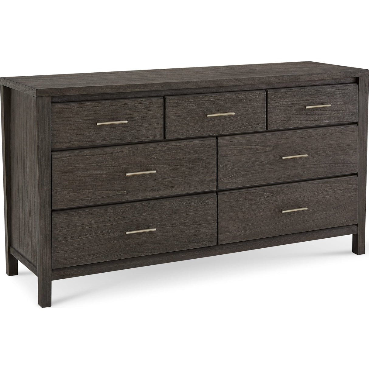 Nevis Seven Drawer Dresser in Sharkskin (2024)