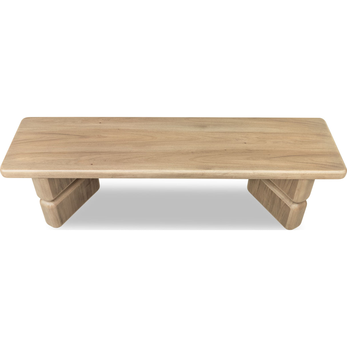 Nia Acacia Wood Dining Bench in Lioness