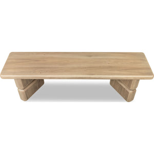 Nia Acacia Wood Dining Bench in Lioness