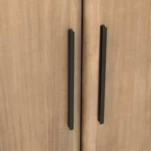 Nia Four Door Acacia Wood Sideboard in Lioness