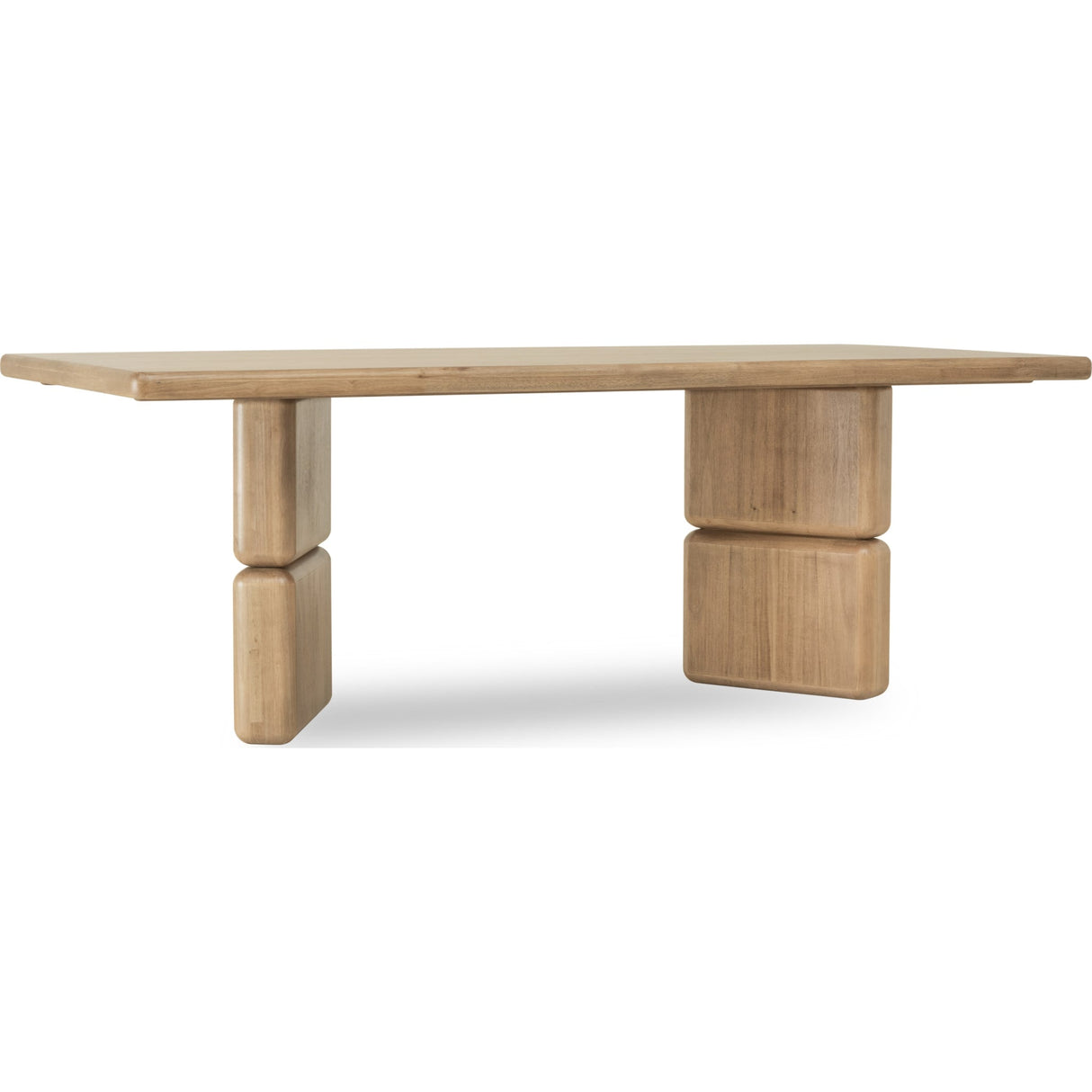 Nia Rectangular Acacia Wood Dining Table in Lioness