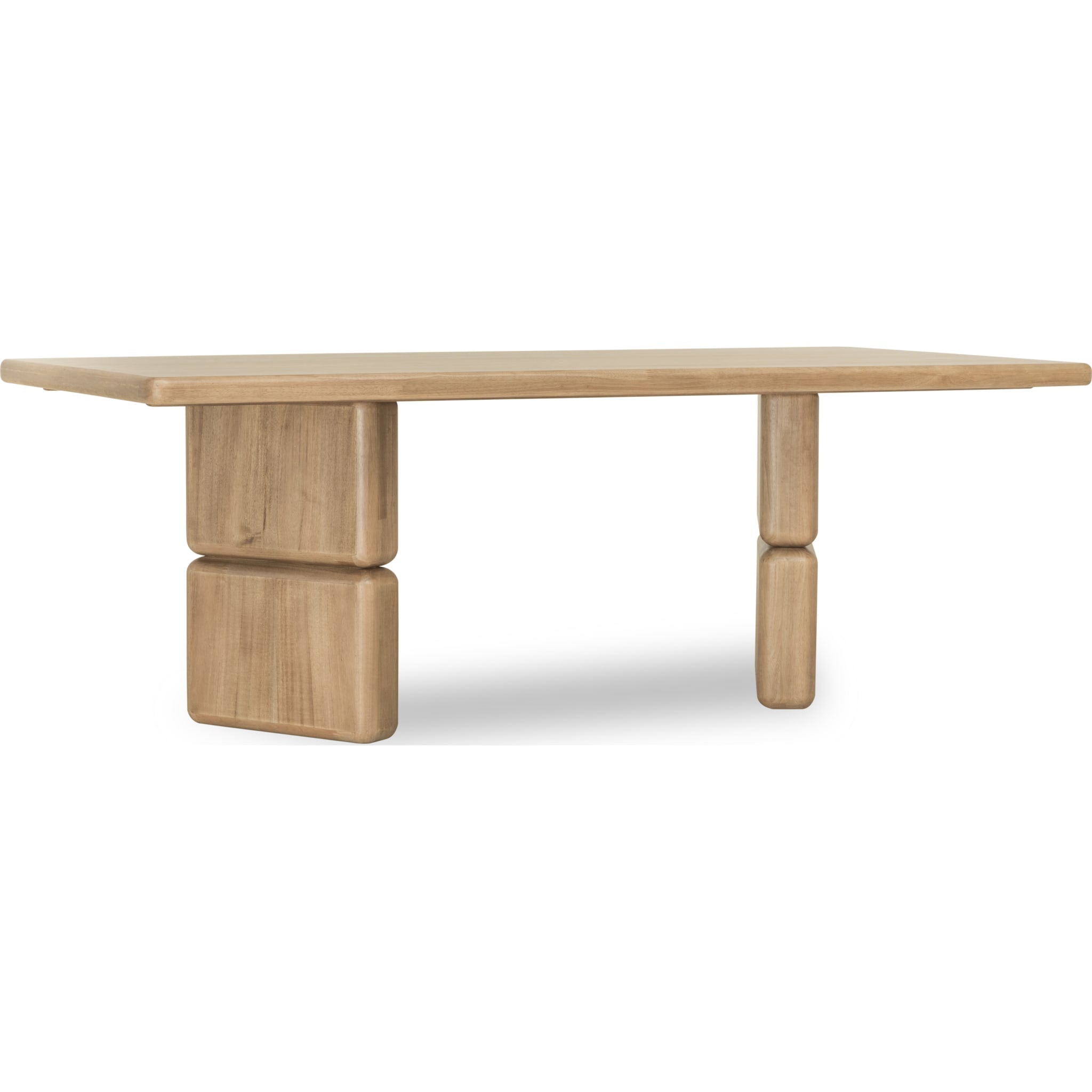 Nia Rectangular Acacia Wood Dining Table in Lioness