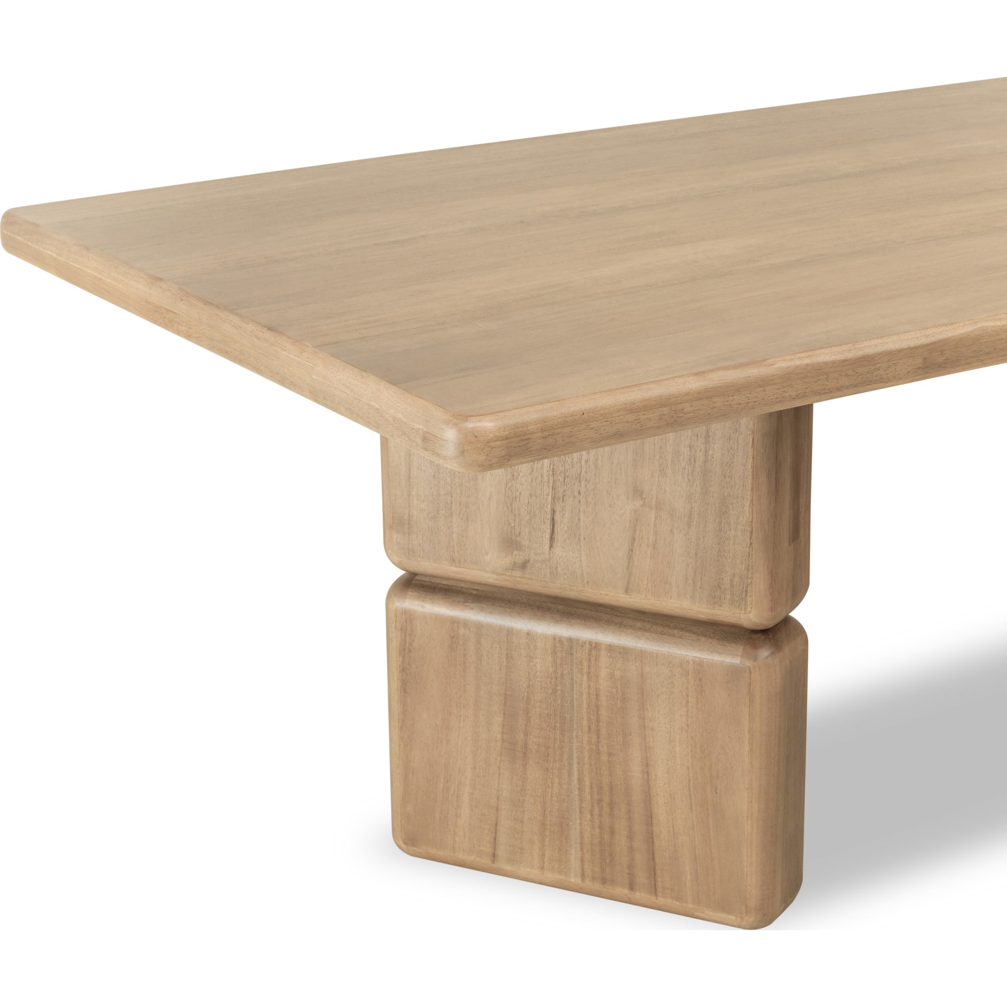Nia Rectangular Acacia Wood Dining Table in Lioness
