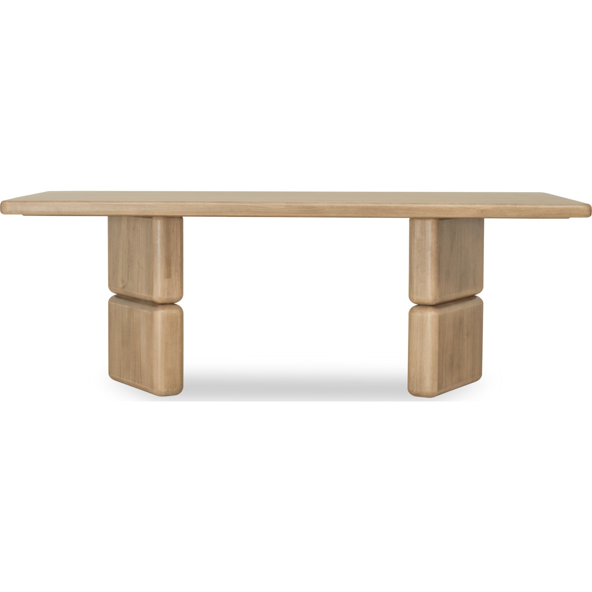 Nia Rectangular Acacia Wood Dining Table in Lioness