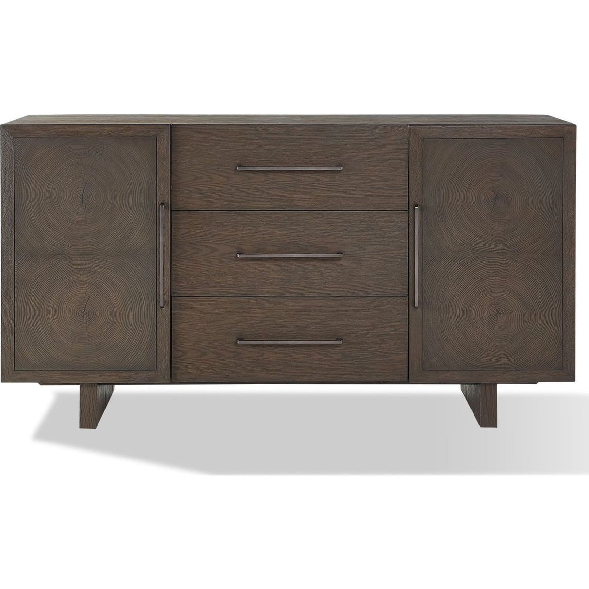 Oakland Three-Drawer Sideboard in Brunette