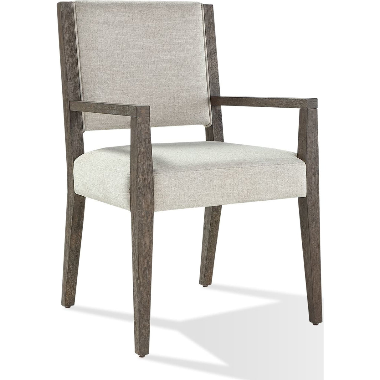 Oakland Upholstered Arm Chair in Brunette