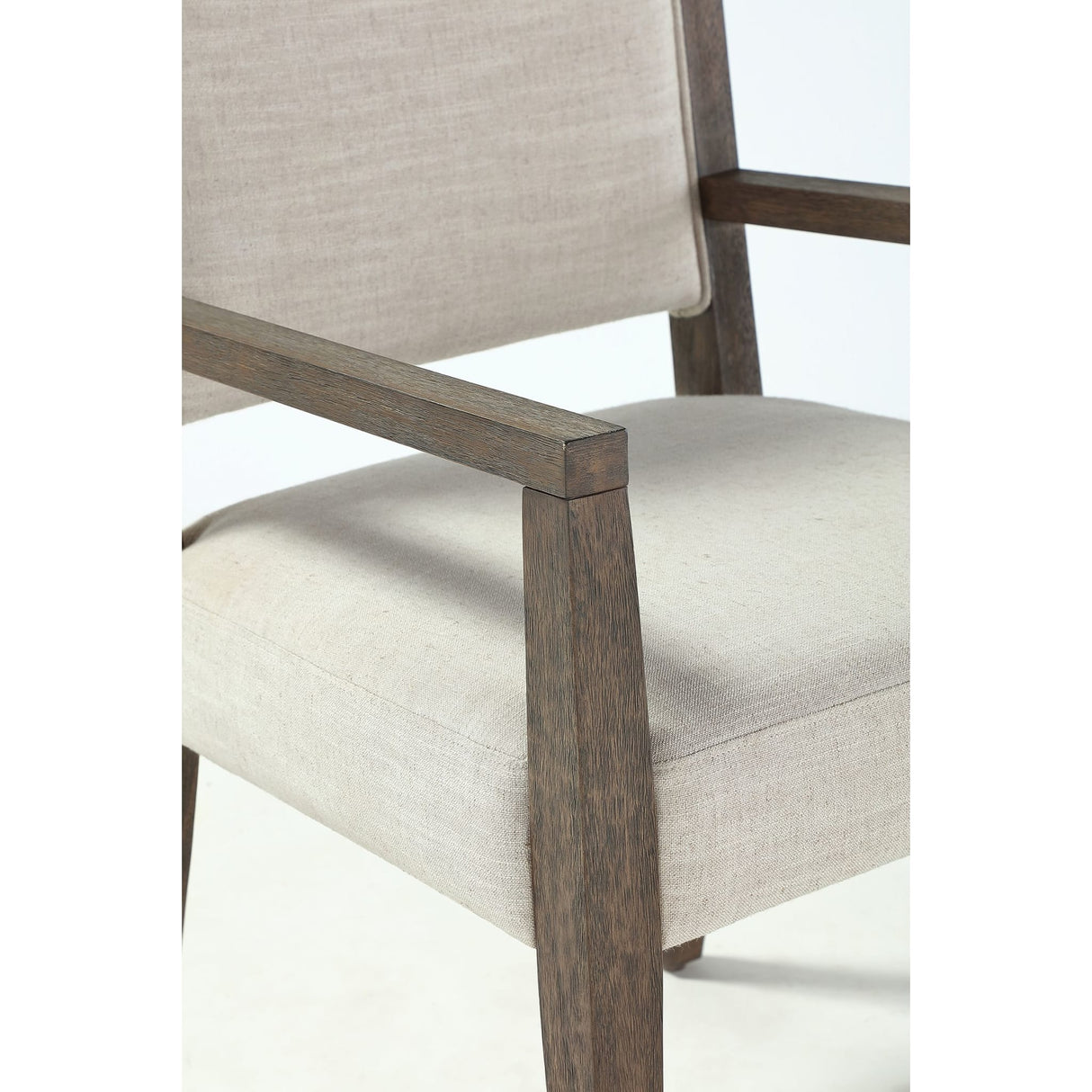 Oakland Upholstered Arm Chair in Brunette