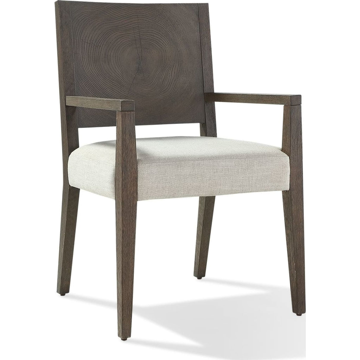 Oakland Wood Arm Chair in Brunette