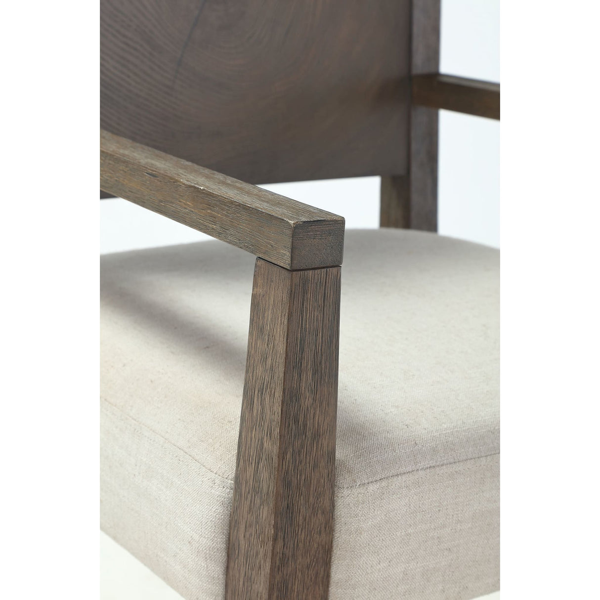 Oakland Wood Arm Chair in Brunette