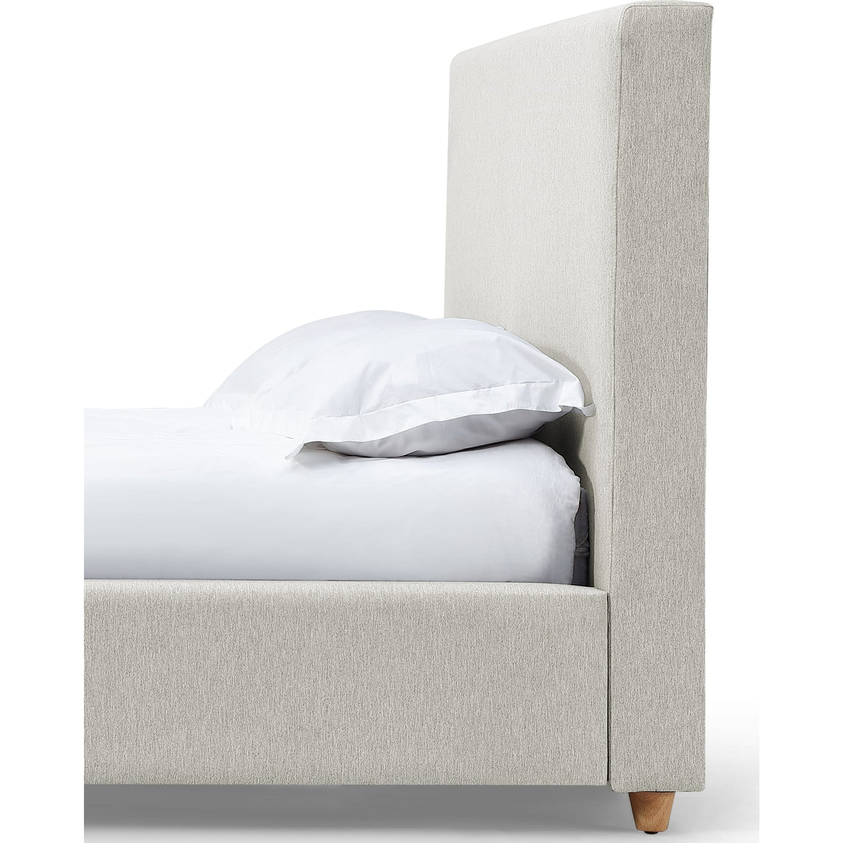Olivia Upholstered Headboard in Ivory (2026)
