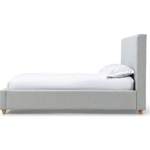 Olivia Upholstered Platform Bed in Linen (2026)