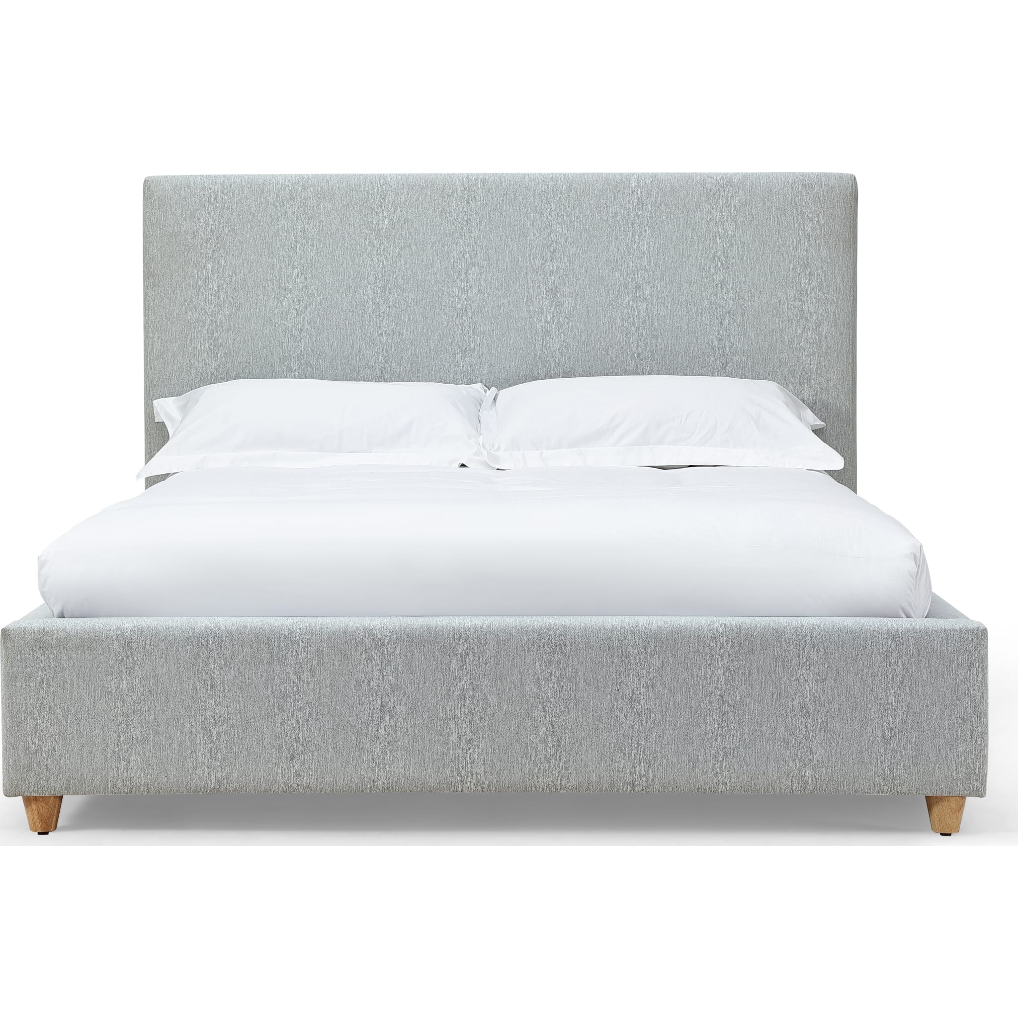 Olivia Upholstered Platform Bed in Linen