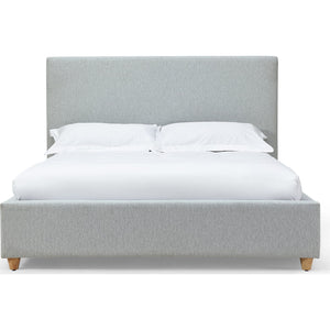 Olivia Upholstered Platform Bed in Linen