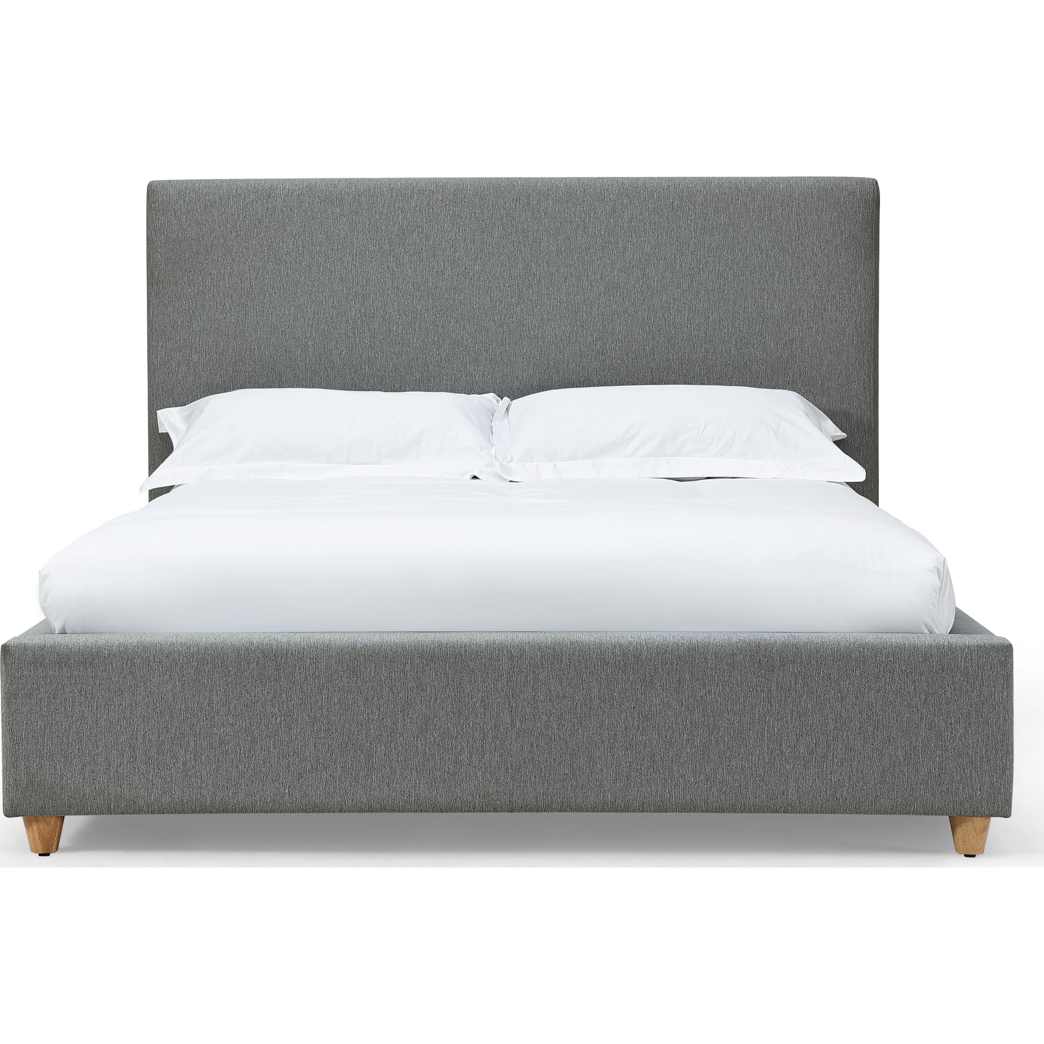 Olivia Upholstered Platform Bed in Pewter (2026)