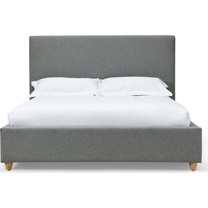 Olivia Upholstered Platform Bed in Pewter (2026)