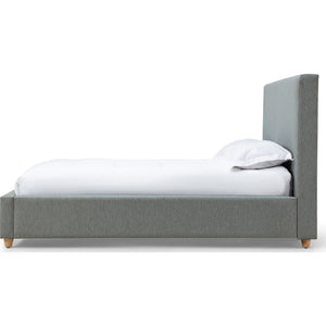 Olivia Upholstered Platform Bed in Pewter (2026)