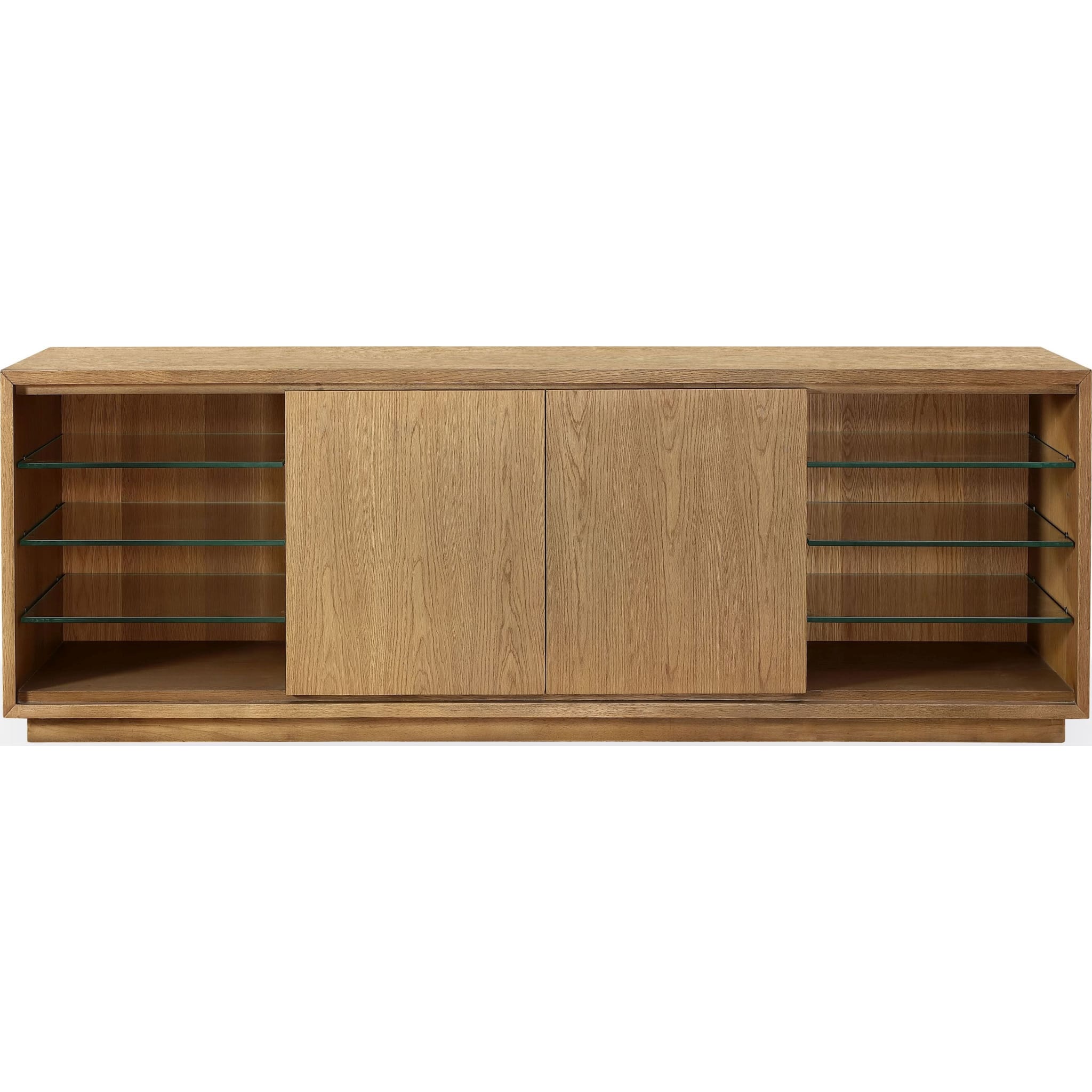 One Coastal Modern 74 inch TV Console in Bisque