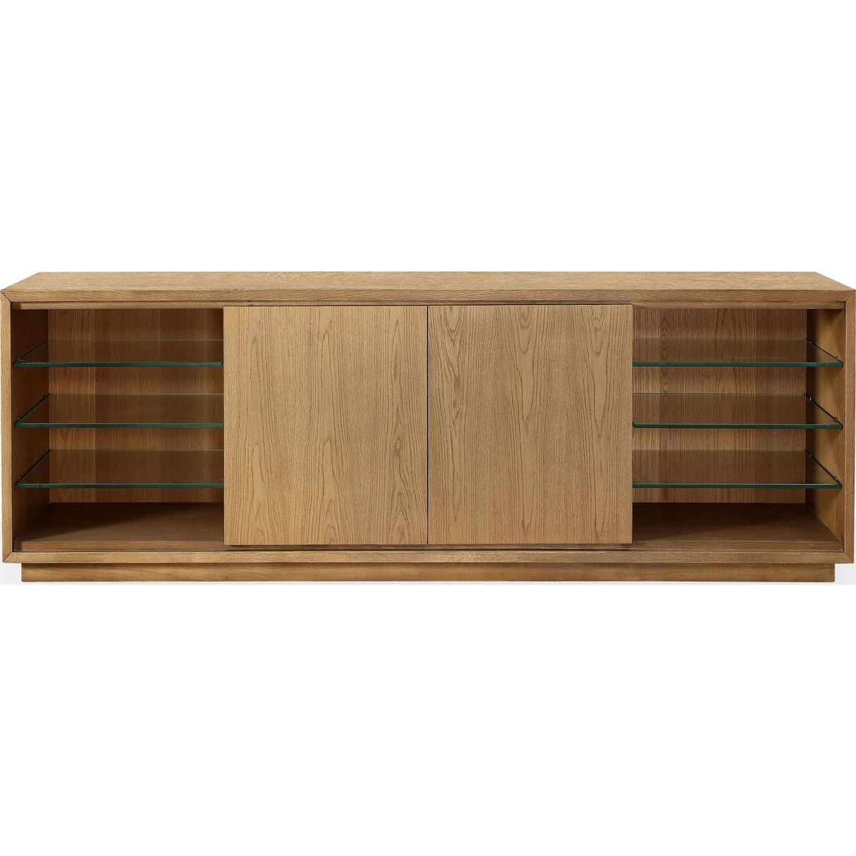 One Coastal Modern 74 inch TV Console in Bisque