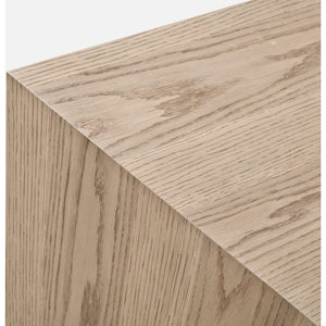 One Coastal Modern Five Drawer Chest in Bisque