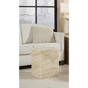One Square Onyx End Table