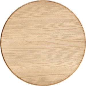 Oskar Lift Top Round End Table in Barley