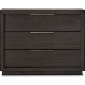 Oxford 3 Drawer Nightstand in Basalt Grey (2024)