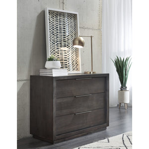 Oxford 3 Drawer Nightstand in Basalt Grey (2024)