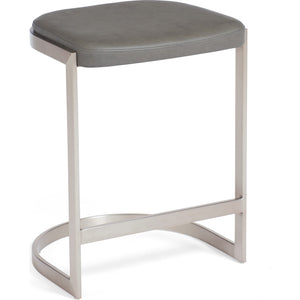 Oxford Backless Counter Stool in Davy's Grey