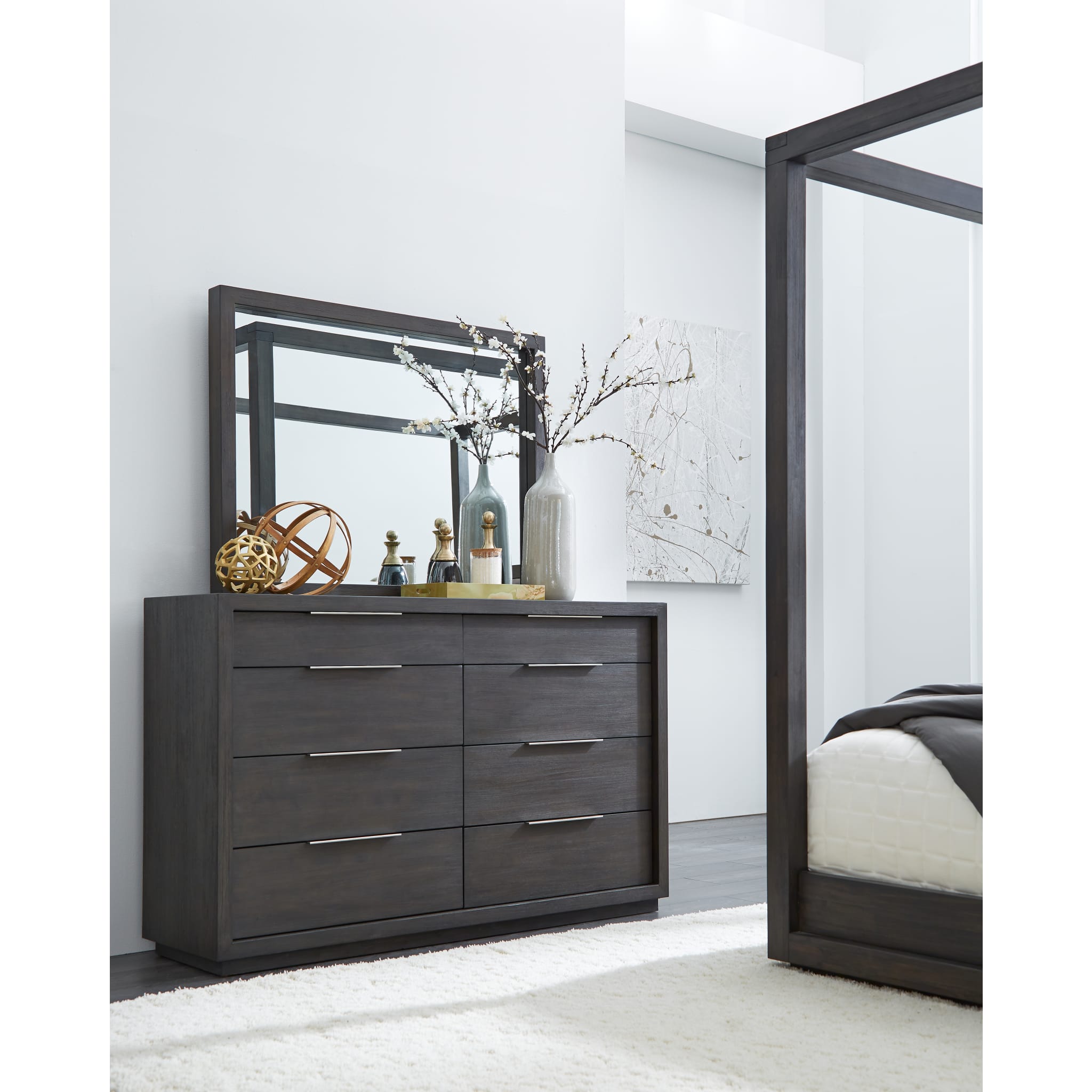 Oxford Eight Drawer Dresser in Basalt Grey (2024)