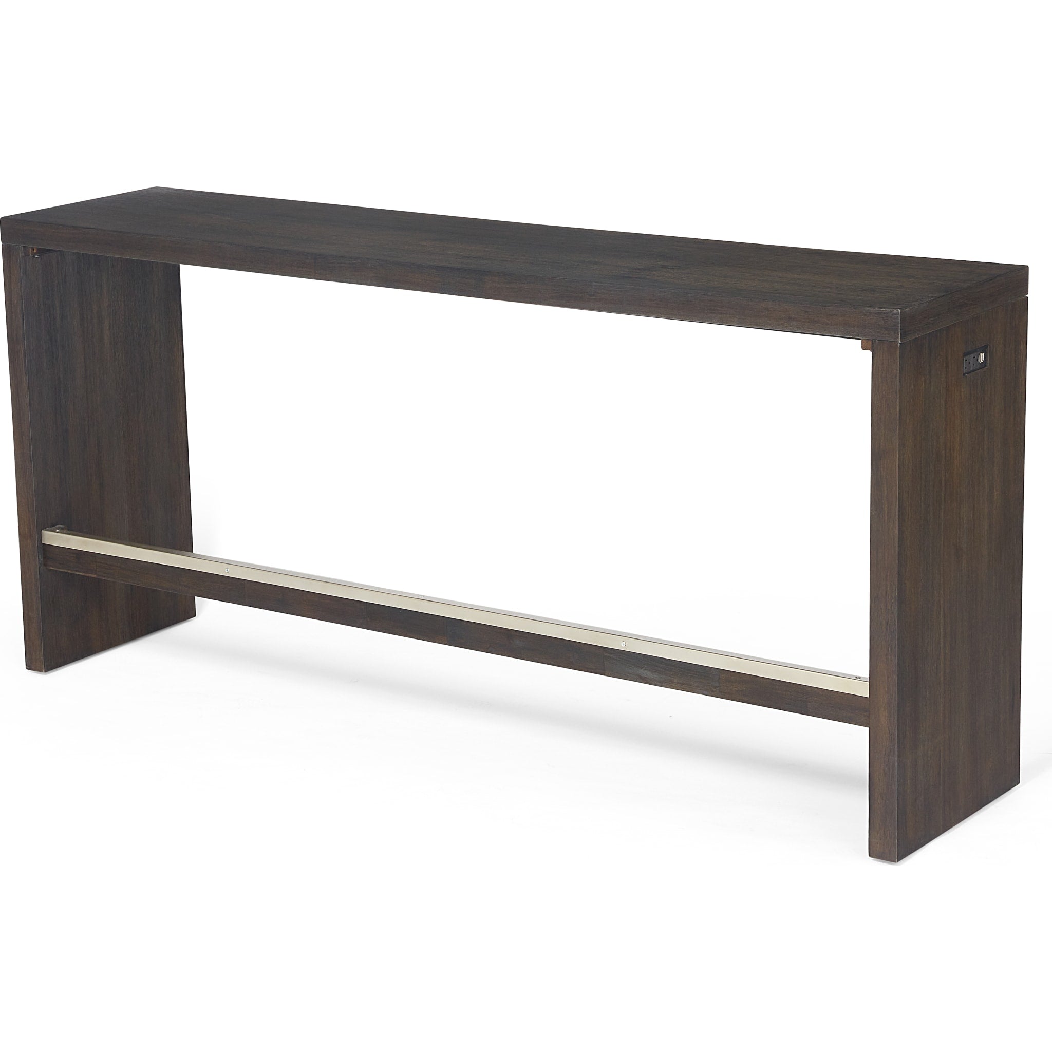 Oxford Gathering Table with USB/Power in Basalt Grey