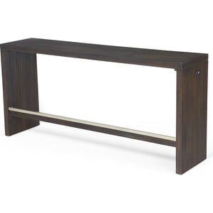 Oxford Gathering Table with USB/Power in Basalt Grey