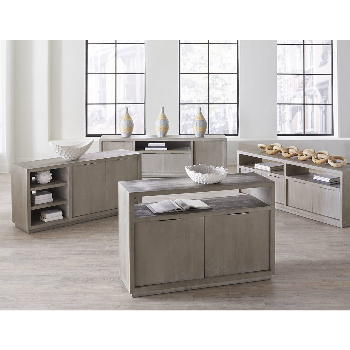 Oxford Media Console 54 inch in Mineral