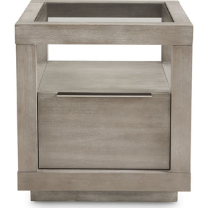 Oxford One-Drawer End Table in Mineral