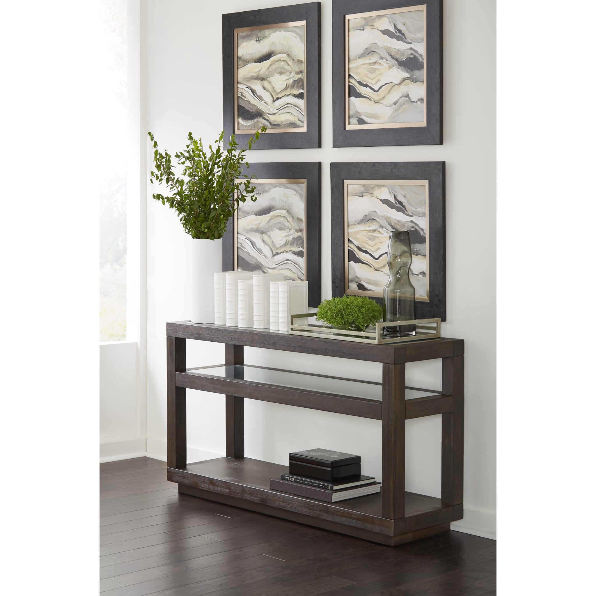 Oxford Oxford Console Table in Basalt Grey