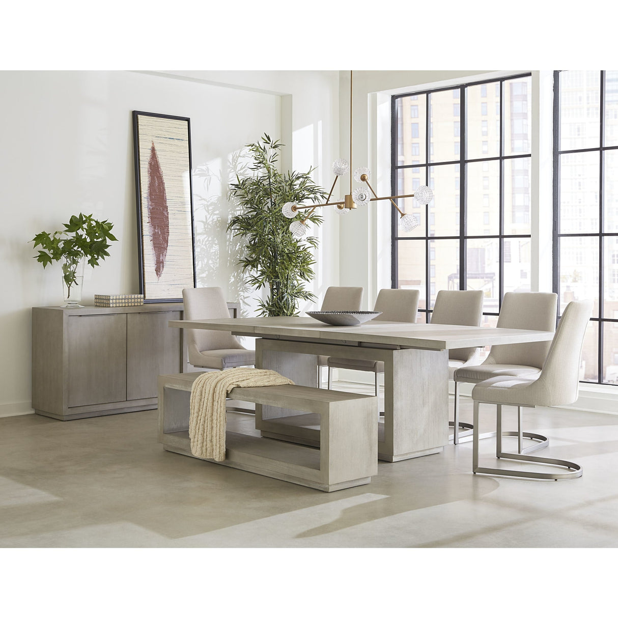Oxford Rectangular Dining Table in Mineral
