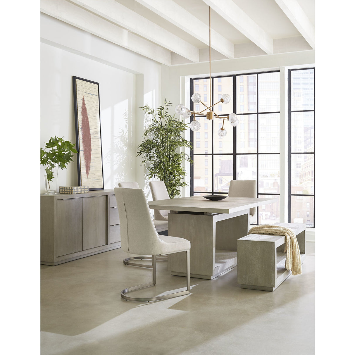 Oxford Rectangular Dining Table in Mineral