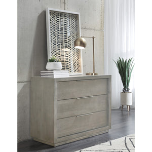 Oxford Three-Drawer Nightstand in Mineral (2024)